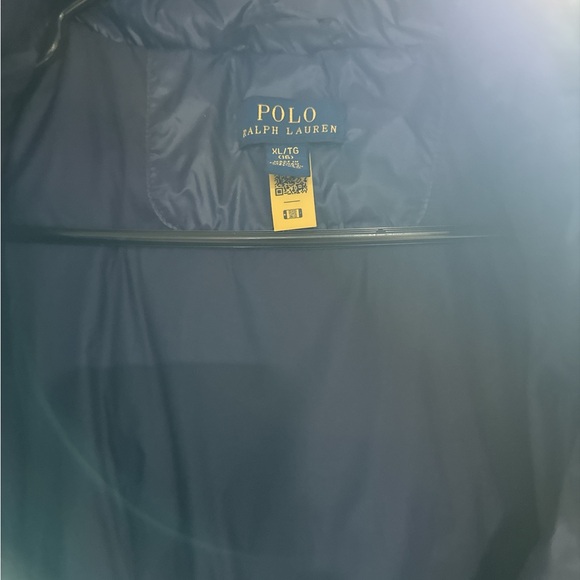 Polo Ralph Lauren Girls Navy Parka Hooded Winter coat Size 16 - Picture 3 of 5
